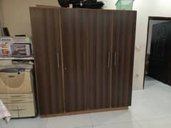 wooden 4 door cupboard