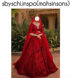 Branded Red Bridal Dress