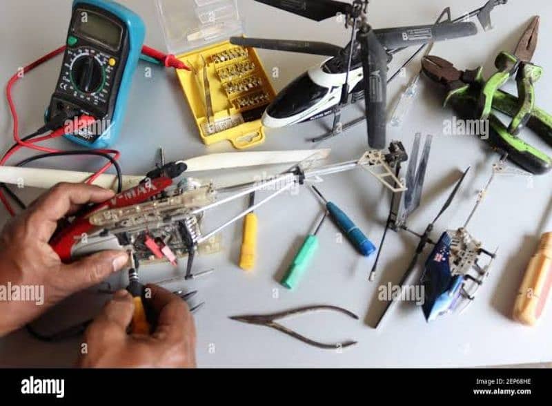 Kids Rc Cars, helicopter, drones repairing centre 5