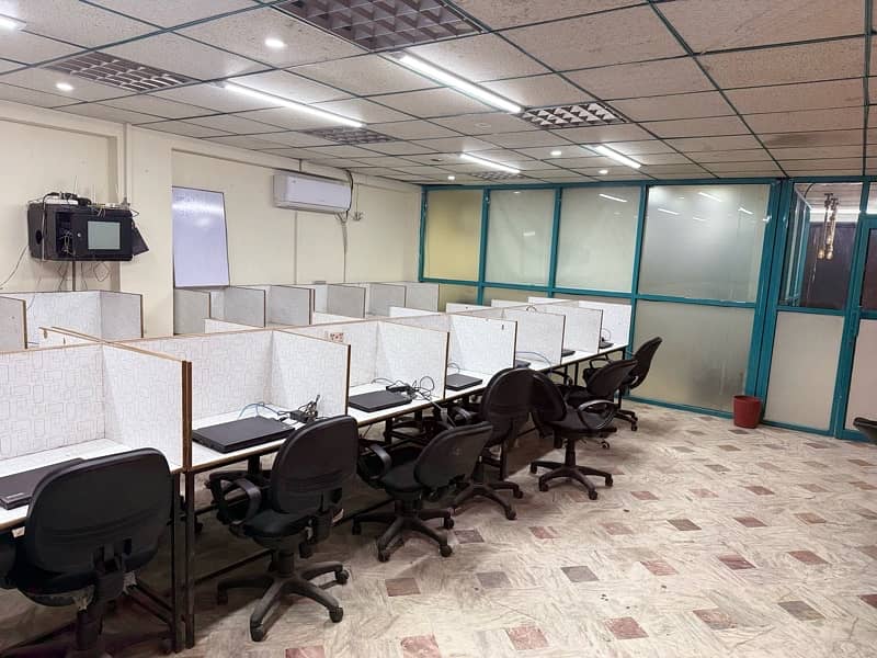 40 Seats Call center / software house floor available 9