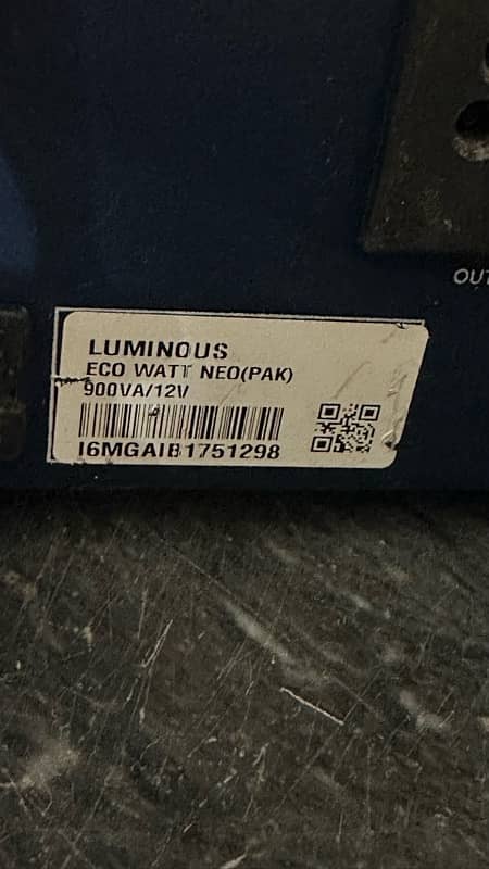 luminous Eco Watt Neo 900 VA| 12 V 4