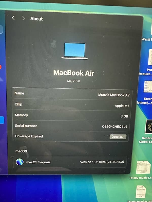 Macbook Air M1 8/256 92% Battery health 5