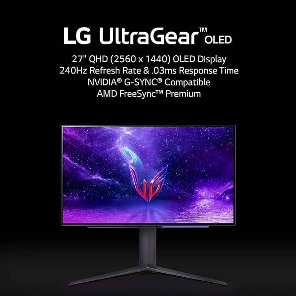 Gaming Monitors LG OLED 240hz ASUS 165hz Samesung 100hz 5