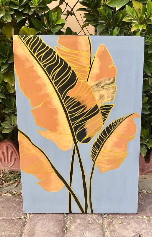 Leaf Painting - Set of Three 2