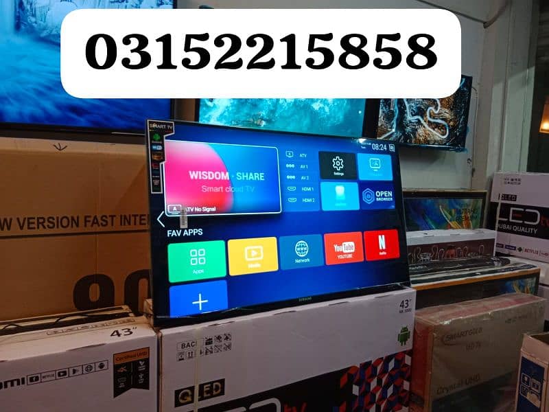 NEW ARRIVAL 43 INCHES SMART LED TV UHD 2025 0