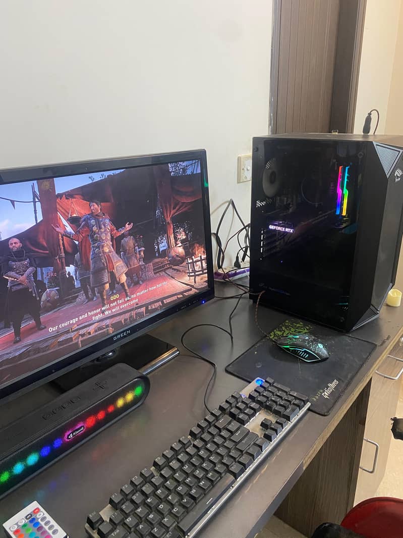 Gaming PC - i5-12400, RTX 3050, 32 GB RAM, 512 SSD, 27 inch 2k screen 6