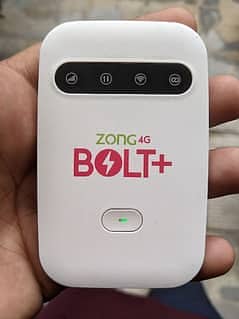 ZONG 4G Bolt+ Device with MBB Sim. 1