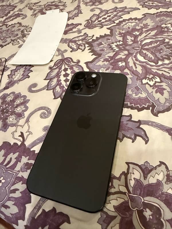 apple i phone 15 pro max(non-PTA)  scrathless 10/10 2