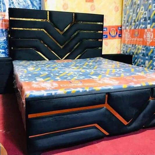 Poshish bed/king size bed/dressing table/bed set/wooden bed/furniture 6