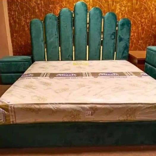 Poshish bed/king size bed/dressing table/bed set/wooden bed/furniture 10