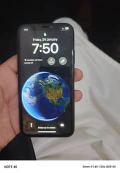 I phone X 64 GB PTA approved Good condition four sale