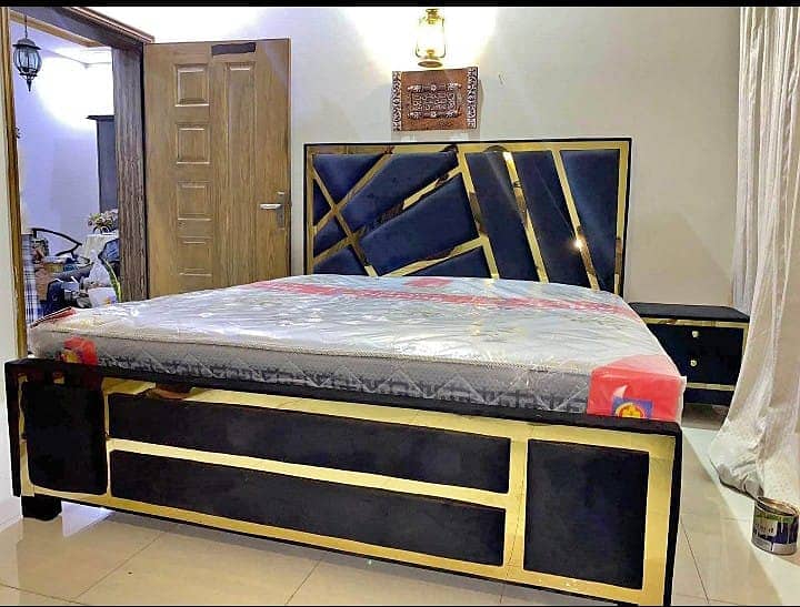 Poshish bed/king size bed/dressing table/bed set/wooden bed/furniture 17