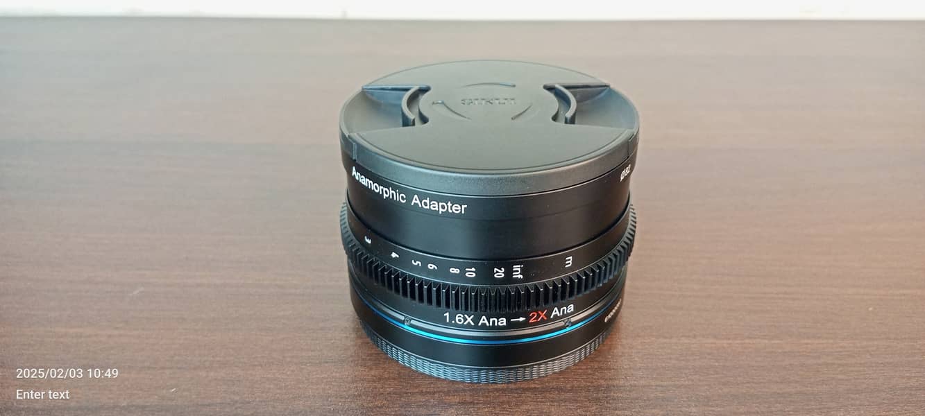 SIRUI 1.25x Anamorphic Adapter Lens AUTOFOCUS WORKS WITH ALL LENSES 0