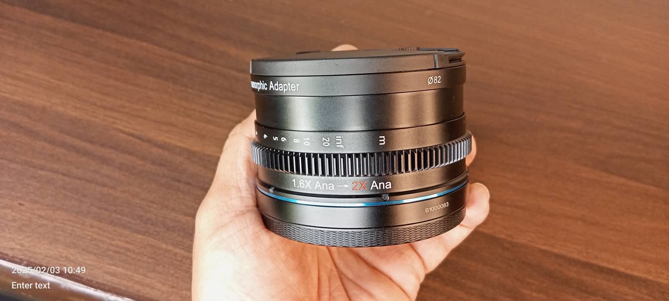 SIRUI 1.25x Anamorphic Adapter Lens AUTOFOCUS WORKS WITH ALL LENSES 2