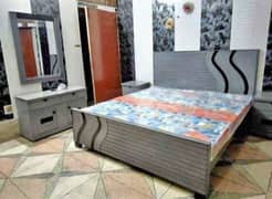 Double bed/king size bed/dressing table/bed set/wooden bed/furniture