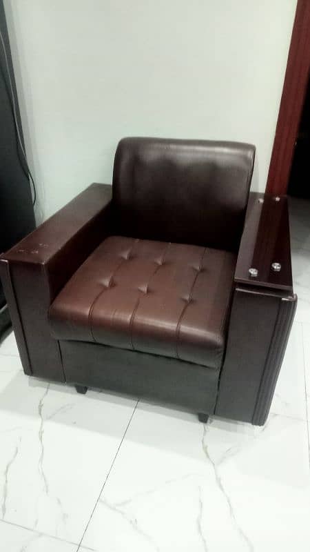 5 seaters leather sofa set 2