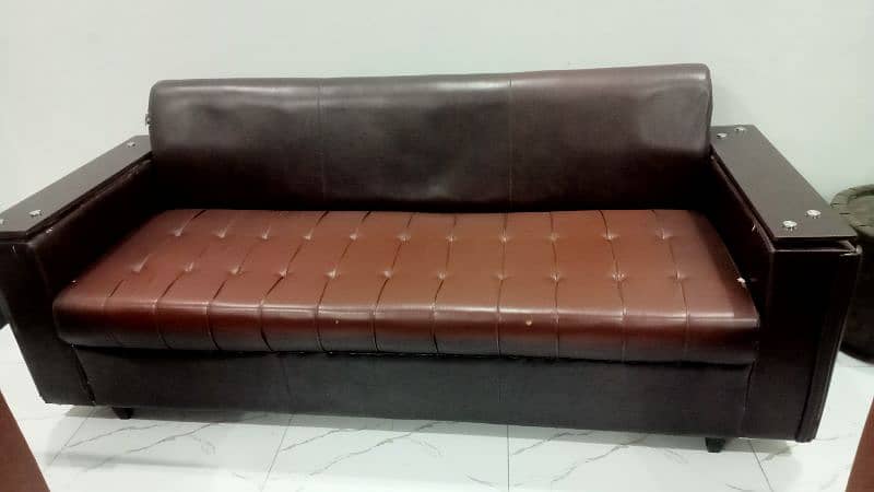 5 seaters leather sofa set 3