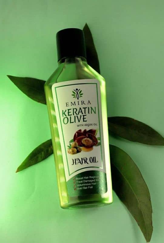 Keratin Olive hair Oil 1