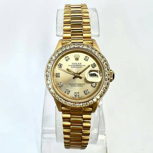 Rolex oyster perpetual datejust watch . 1