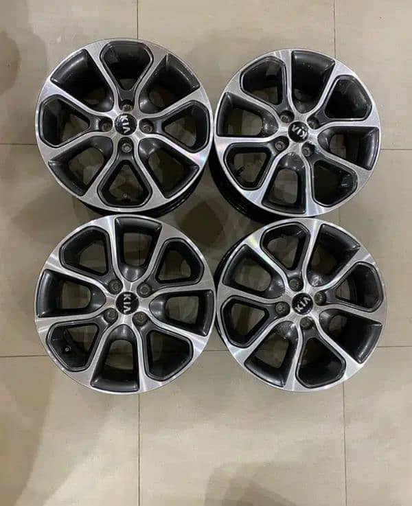 Kia Picanto GT Line OEM Alloy Rims Wheels with Tyres 1