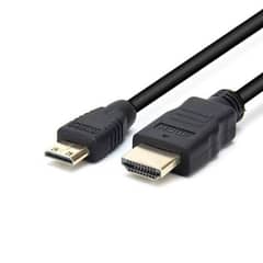 Mini HDMI to HDMI cable 1.5mtr (Branded)