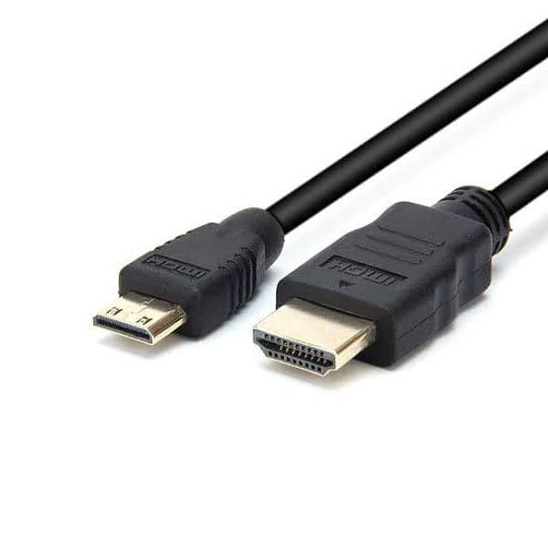 Mini HDMI to HDMI cable 1.5mtr (Branded) 0