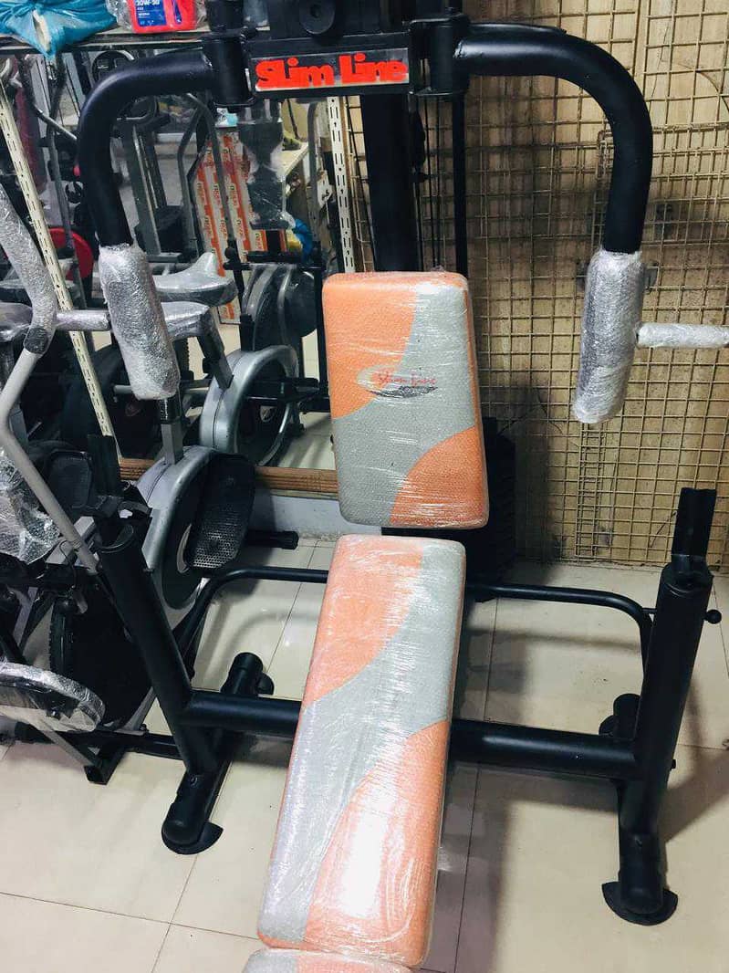 Slim line Multi purpose Bench press Gym urgent sell 0