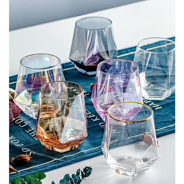 Premium Quality Delisoga 6 Pcs Water Glass Set, Heat Resistant Durabl 0