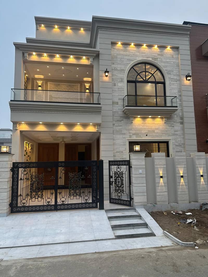 5 Marla Brand new Double Story House with Beautiful Front Elevation for Sale in Palm City Housing Scheme Main Ferozepur Road Lahore. 0