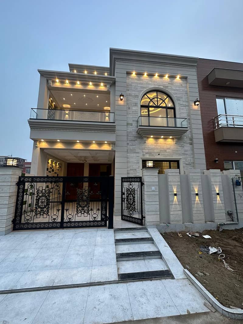 5 Marla Brand new Double Story House with Beautiful Front Elevation for Sale in Palm City Housing Scheme Main Ferozepur Road Lahore. 1