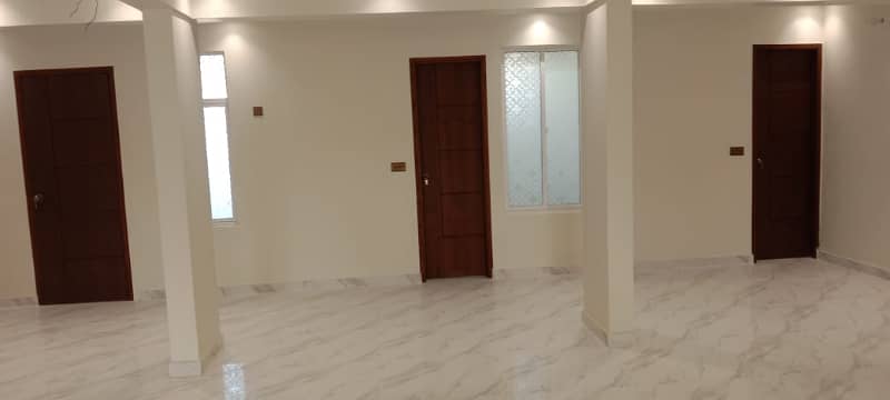 BRAND NEW COMMERCIAL PORTION FOR RENT IN GULSHNA-E-IQBAL 13 D /2 6