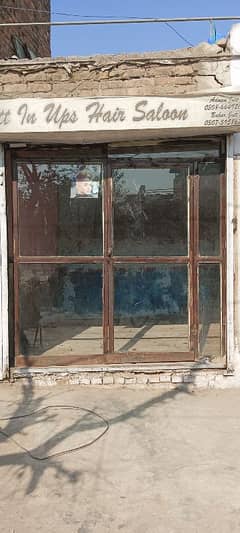 shop front iron frame with glass