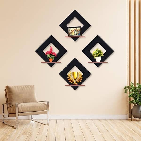 pack of 3 butterfly floating shelf’s 2