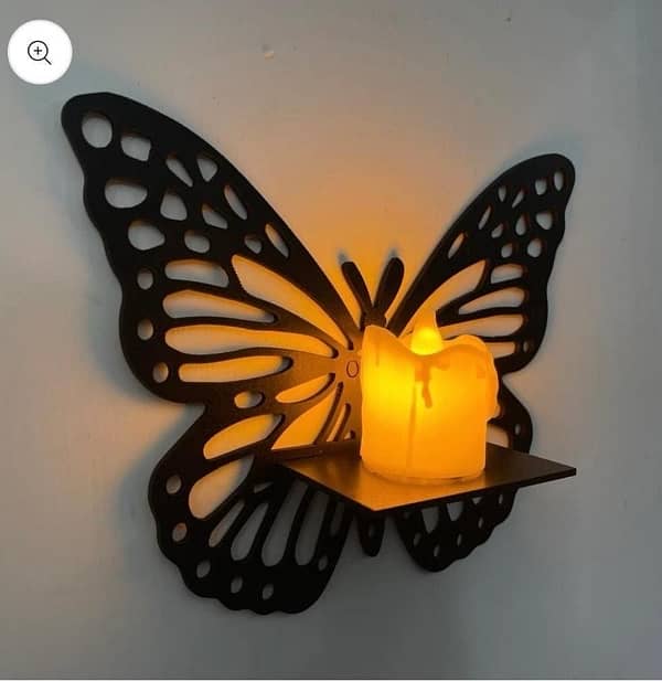 pack of 3 butterfly floating shelf’s 4