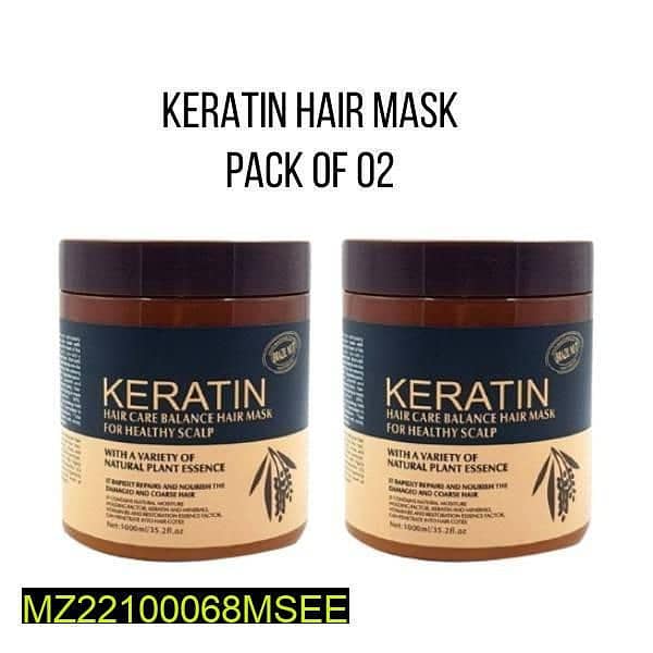 keratin hair mask (pack of 2) 1