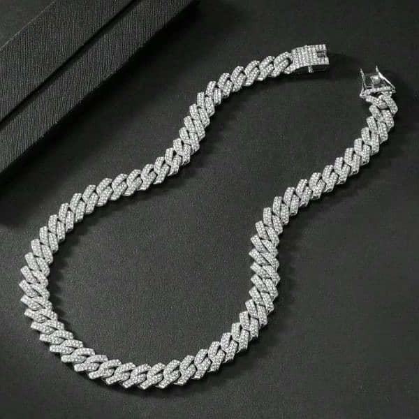 Stylish Sliver Multi-Layered Stainless Steel Chain-1Pc 1