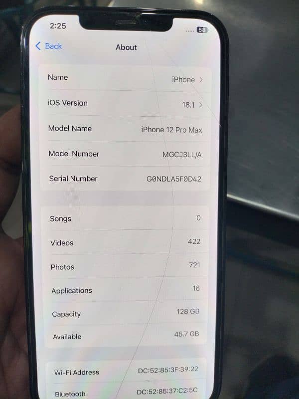 iPhone 12 Pro Max 128 GB 10