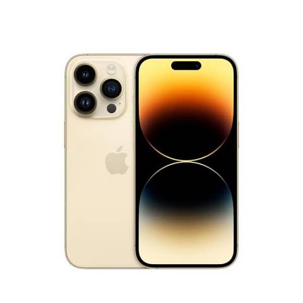 iPhone 14 Pro 256gb official PTA gold colour 1