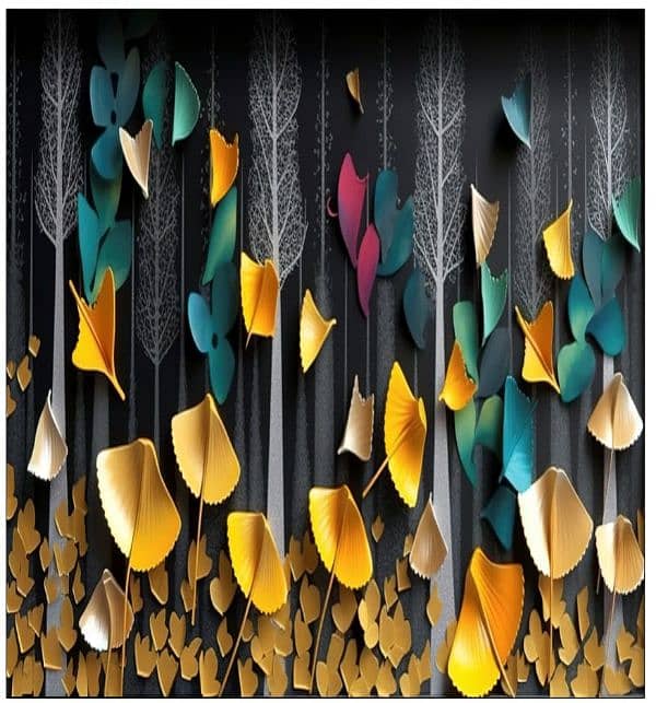 3D wallpaper/3D Flex Wallpaper/ wall Decor/ waterproof Sheet 13