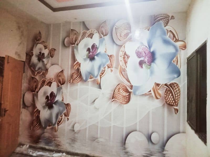 3D wallpaper/3D Flex Wallpaper/ wall Decor/ waterproof Sheet 17