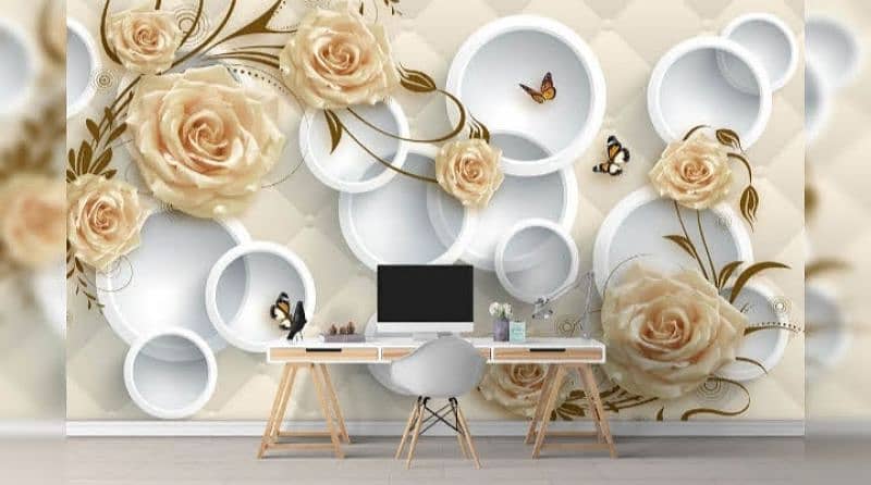 3D wallpaper/ 3D Flex wallpaper/Waterproof Sheet 14