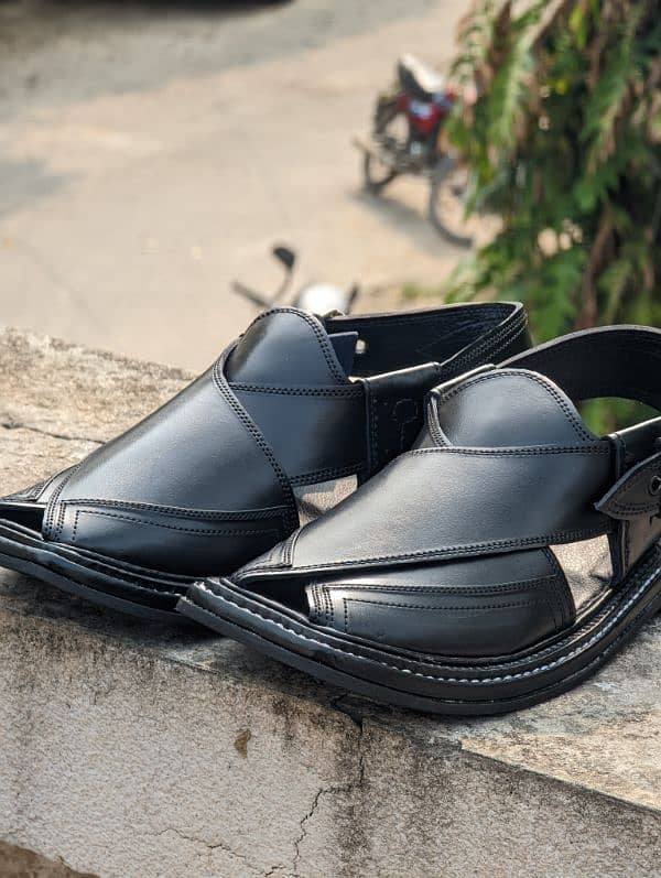 Handmade Peshawari/Charsadda Chappal - Delivery Option Available 4