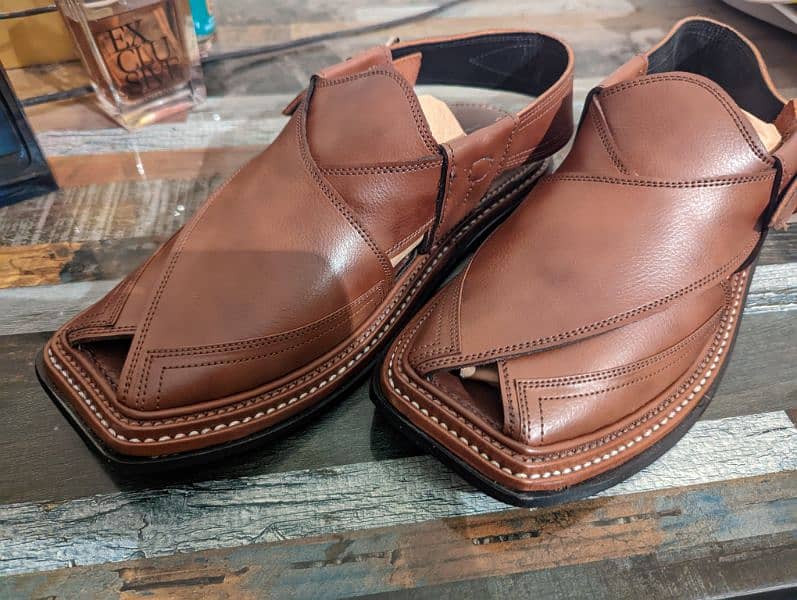 Handmade Peshawari/Charsadda Chappal - Delivery Option Available 6