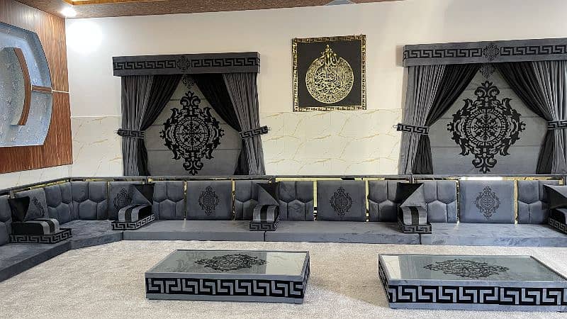 Arabic Majlis Sofa Seating 4700Per running feet 0