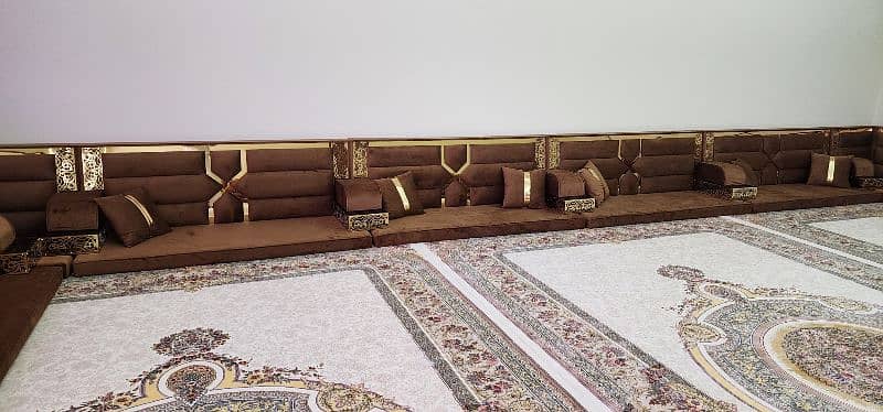 Arabic Majlis Sofa Seating 4700Per running feet 2