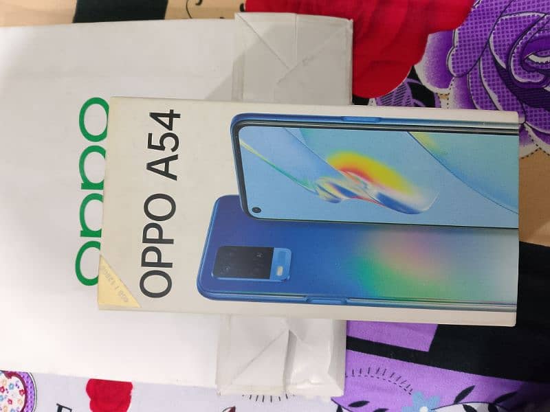 OPPO A54 genuine box and charger 7