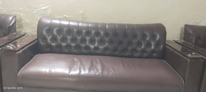 Brown sofa 0