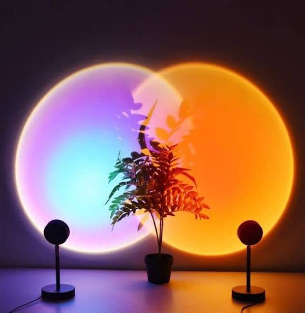 Remote Control RGB Sunset Lamp Projector With 16 Color Changing Lights 1