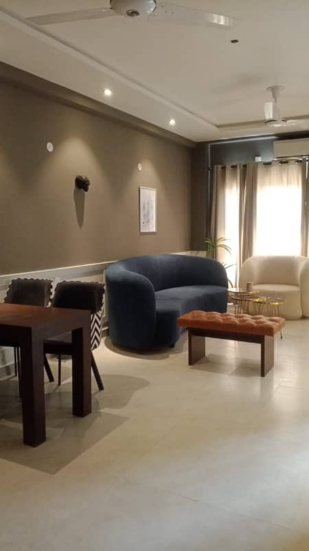 FURNISHED FLATS FOR RENT IN RIVER GARDED ISLAMABAD 0