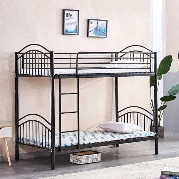 Iron Bunk Double Bed | Bunker Bed | Steel Bed | Single Bed 0